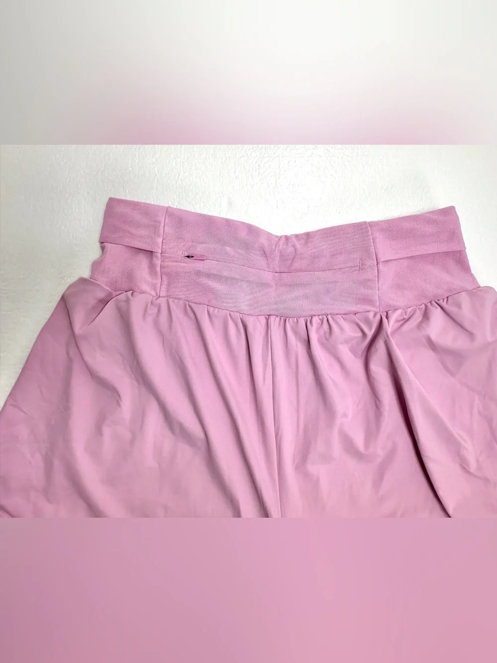 RBX Pink Running Flowy Shorts with Inner Shorts & Zip Back Pocket Small NWT